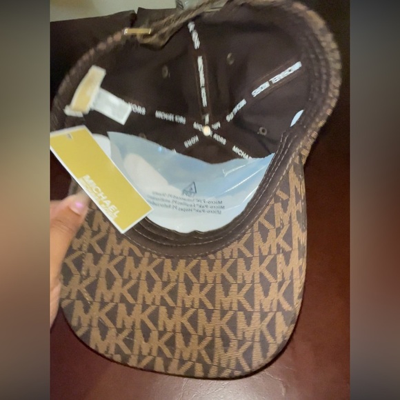 Michael Kors Tan Monogram Hat - Picture 5 of 8